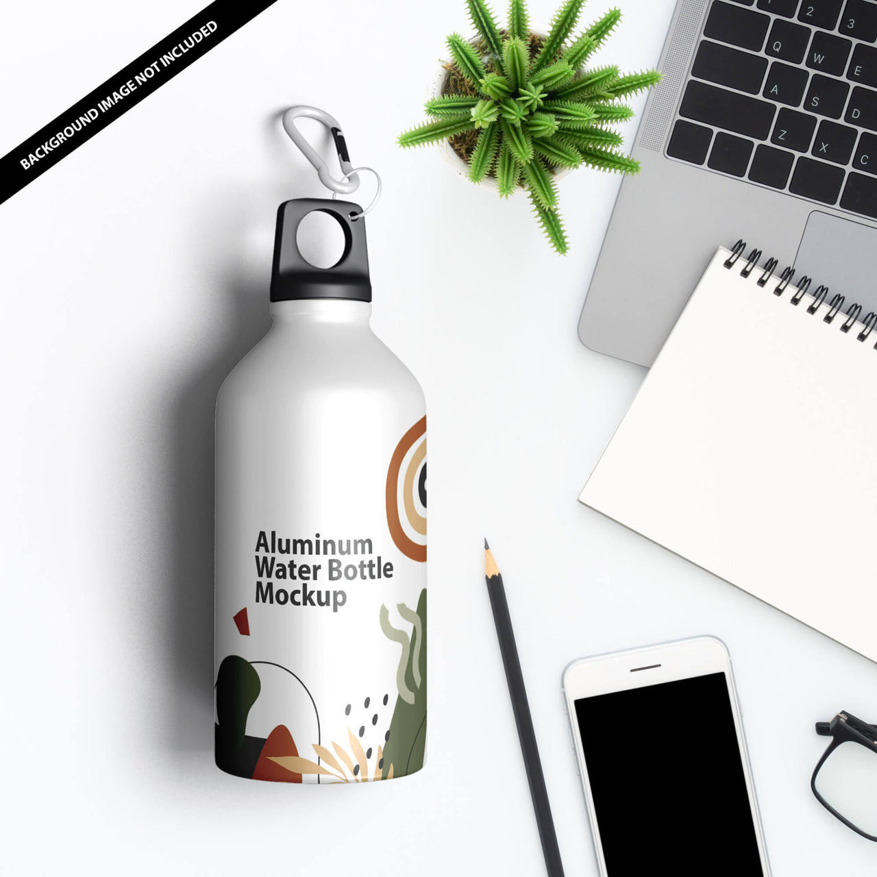 Download Free Aluminum Water Bottle Mockup Psd Template By Mockupden On Deviantart
