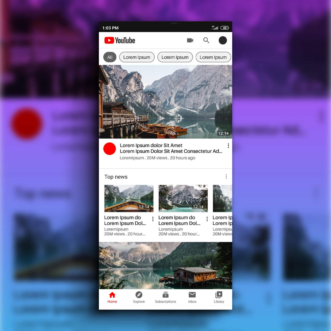Download Free Youtube App Mockup Psd Template By Mockupden On Deviantart