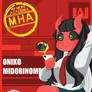 [BnHA] Oniko School Card
