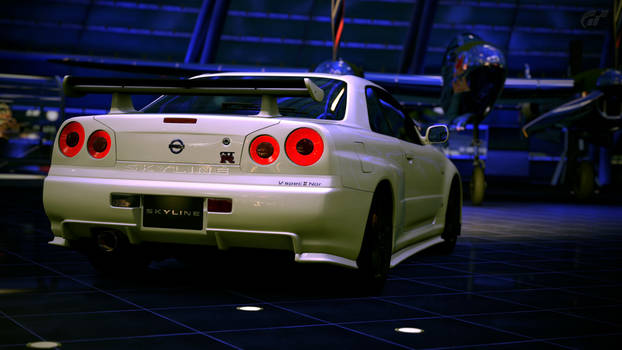 Skyline GTR R34 Backside