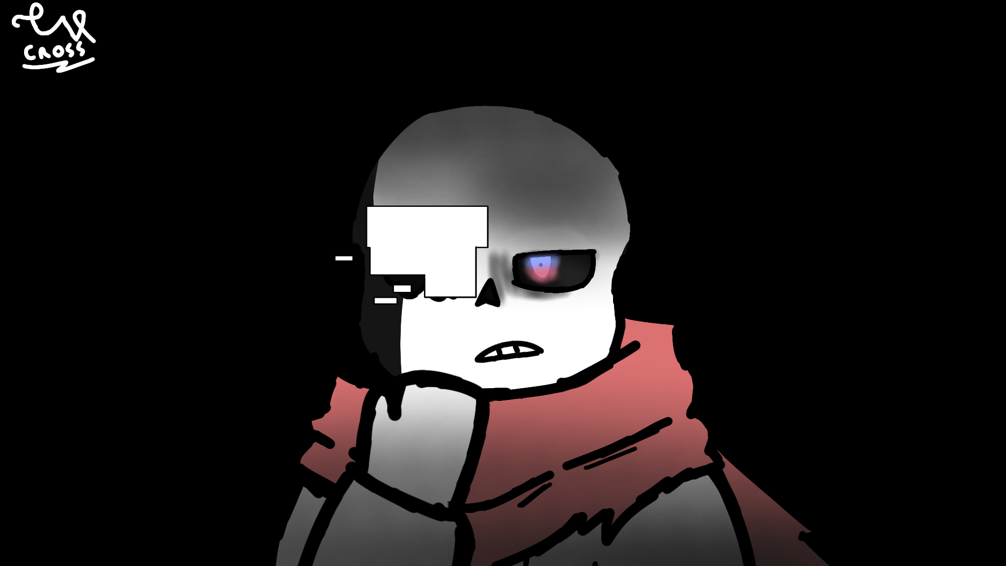 Isolation... is devastating. - Geno!Sans by Croassy on DeviantArt