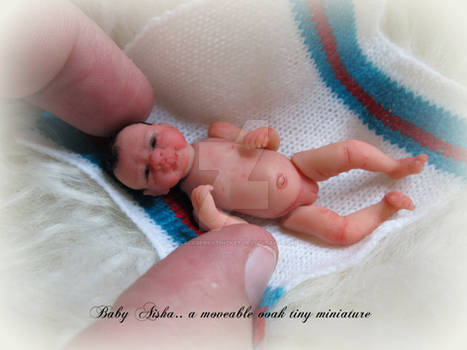 Baby Aisha ... a tiny 2.25 inch newborn