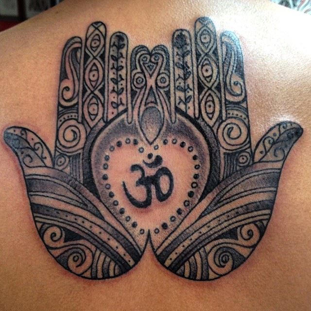 Om mendhi indian hindu tattoo by NimzTattooz on DeviantArt