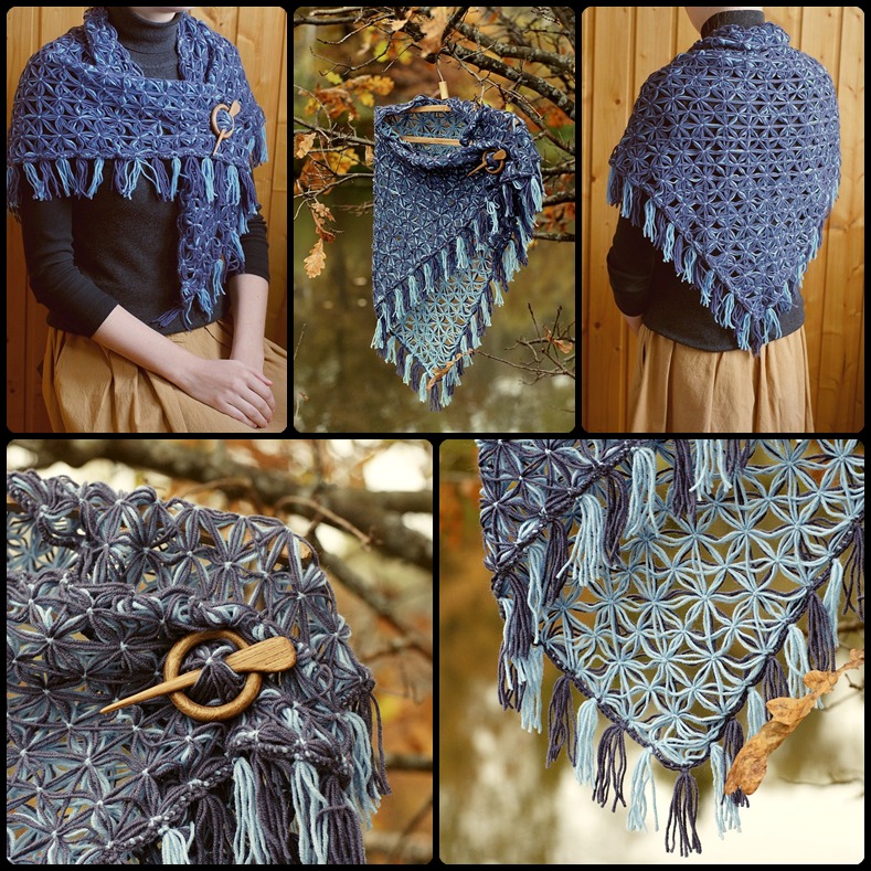 Shawl Wrap Autumn Sky