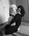 samoyed love, hug by bubumo