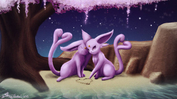 Espeon's valentine