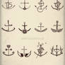 Anchor Tattoos - Set ONE