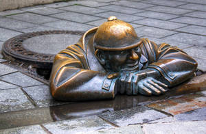 Man at Work-Rubberneck