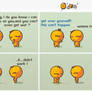 Yolks - urine