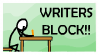 Writers Block Stamp