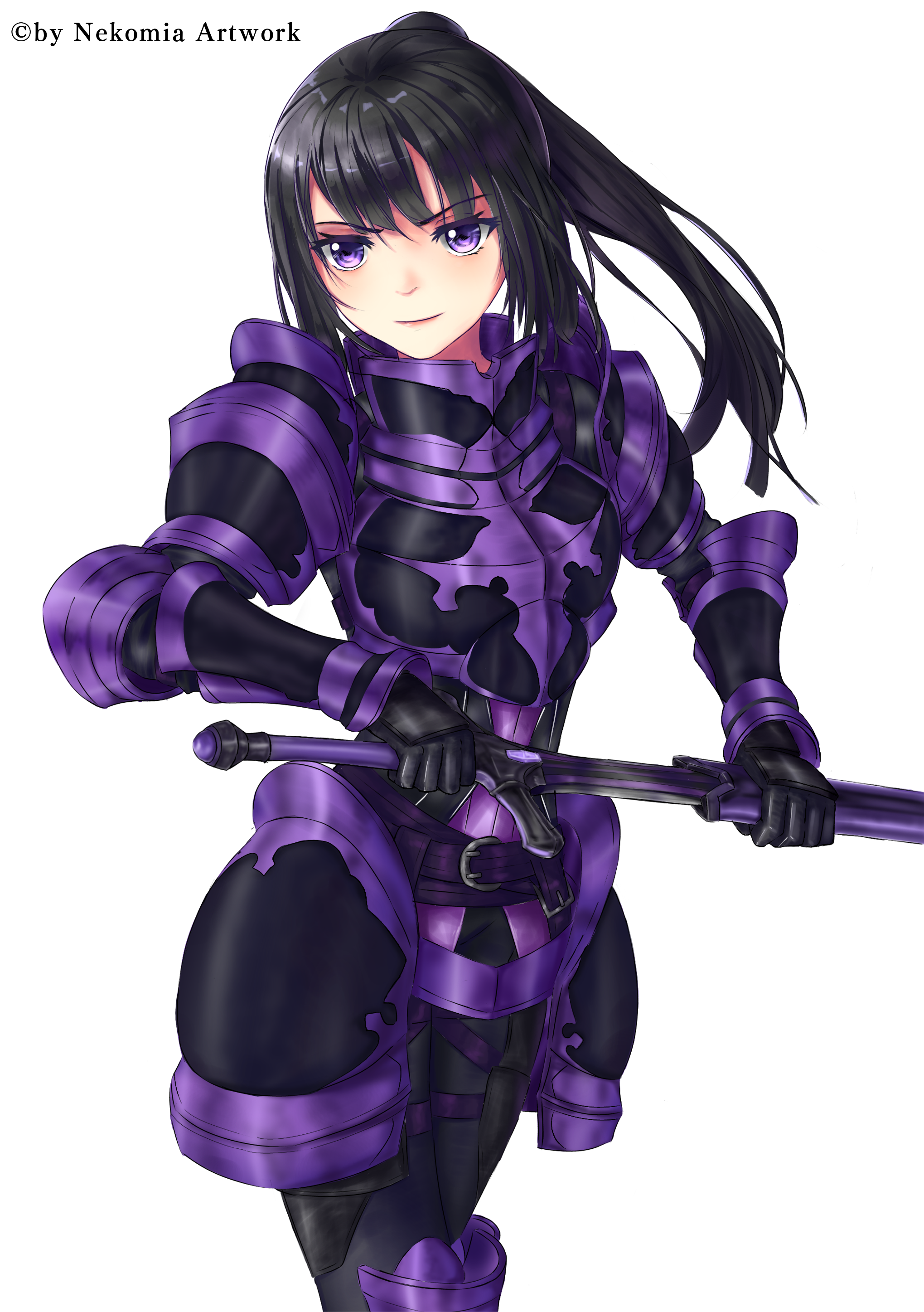 Anime knight girl by Nekomia97 on DeviantArt Anime knight girl by Nekomia97 on DeviantArt