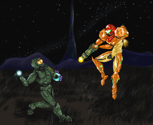 Samus vs The Master Chief