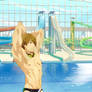 Makoto Tachibana In Water Park