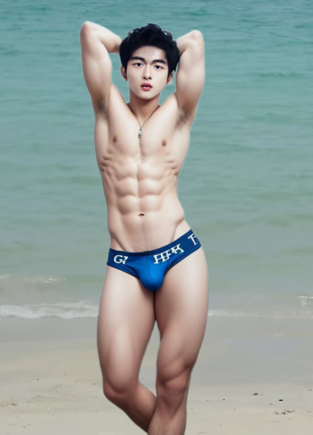 ichan young nude Muscular Briefs Yoon Chanyoung Posing On Beach 2 by trankhoimy on DeviantArt