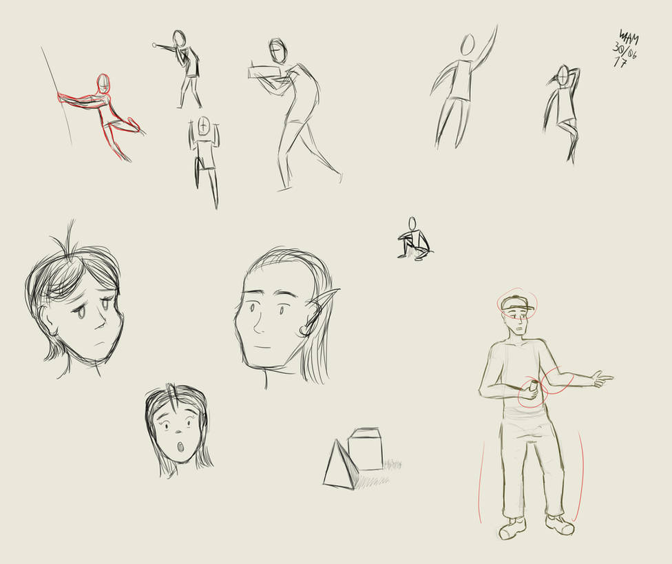 June Self Challenge - Daily Sketch - 30/30 by WHAMtheMAN