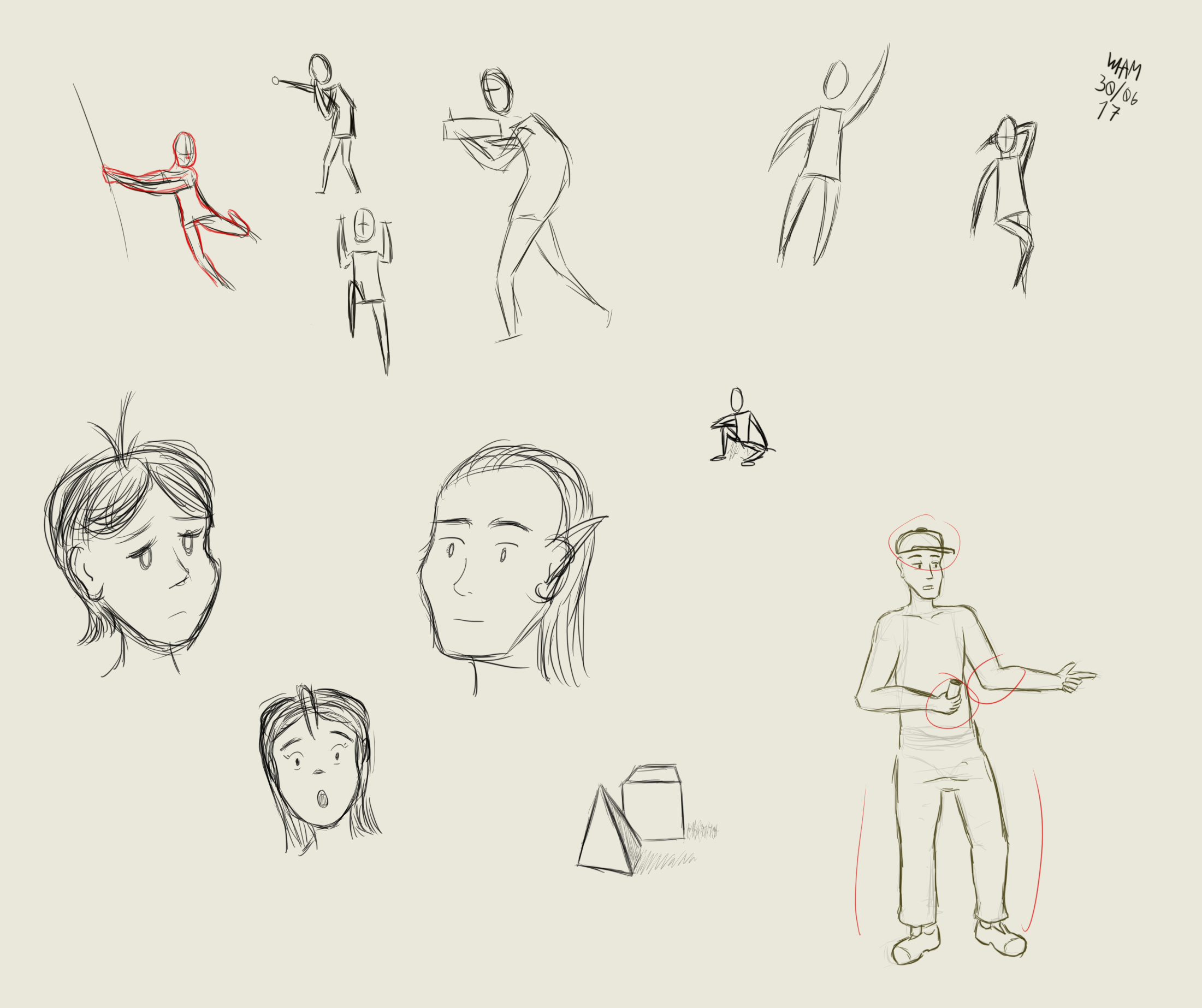 June Self Challenge - Daily Sketch - 30/30 by WHAMtheMAN