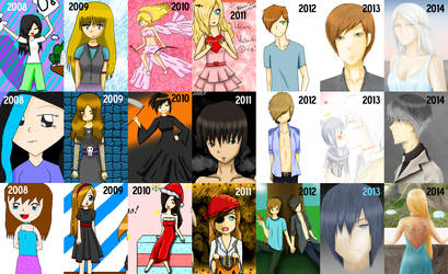 (Digital) Art Progression 2008-2014!