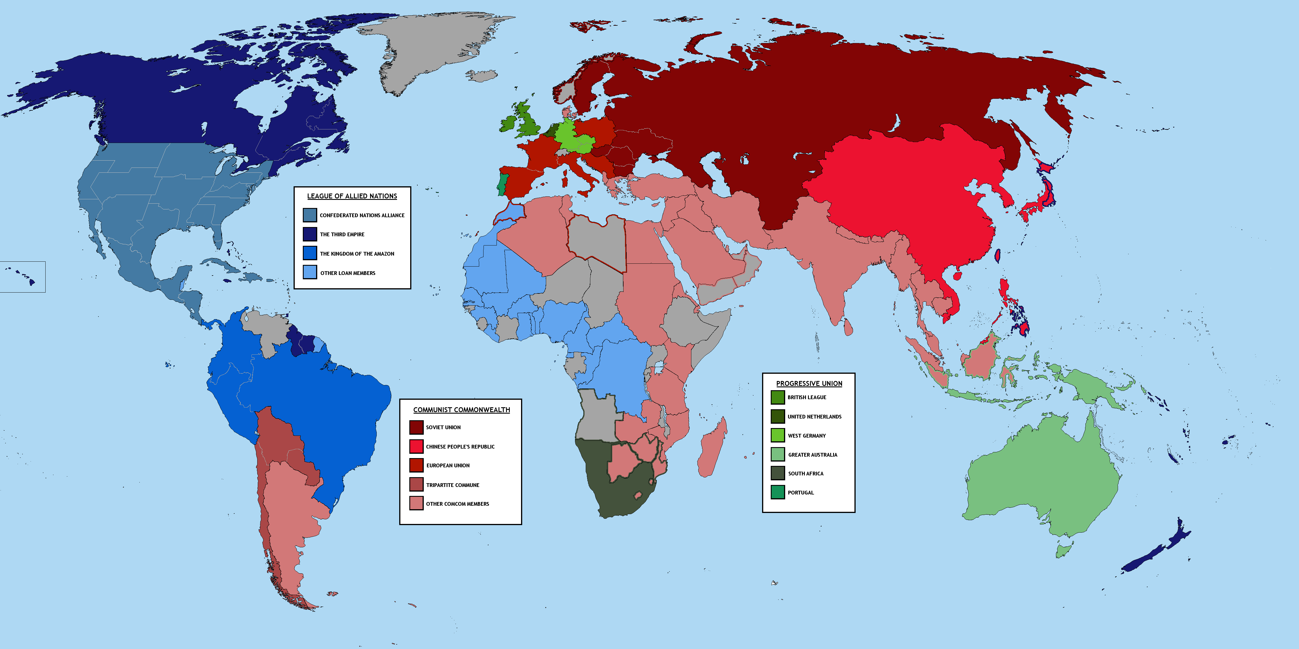 ComCom World, 2077 - map