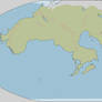 250MYF world map - terrain