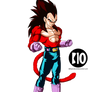 Vegeta SSJ4 DBGT Dokkan Battle Render