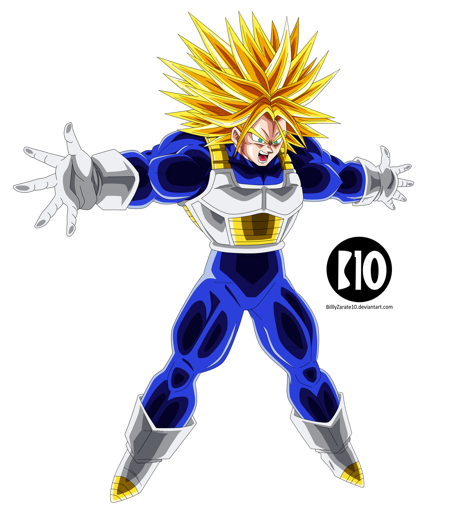 Super Trunks DBZ Dokkan Battle Render by BillyZar on DeviantArt