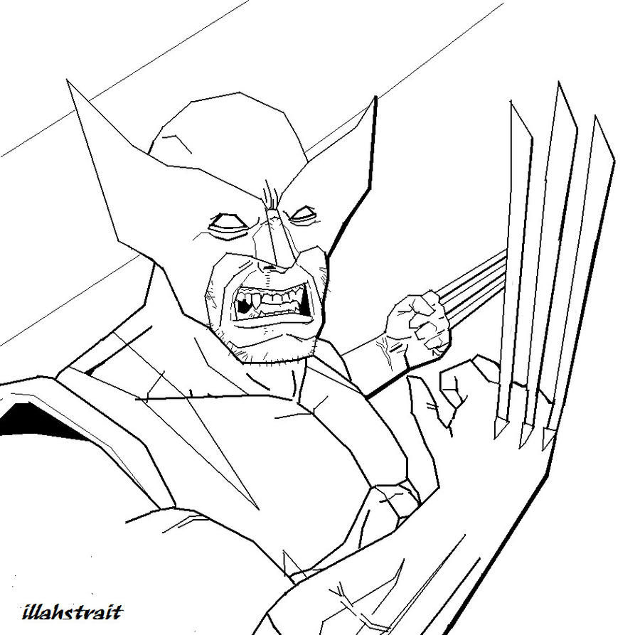 MS Paint Wolverine