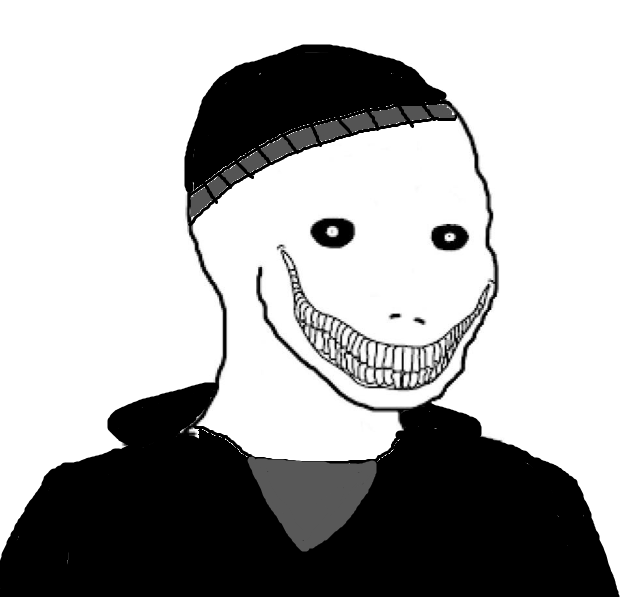 Wojak doomer psycho face by Fakhrihuwaydi on DeviantArt