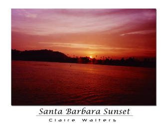 Santa Barabra Sunset