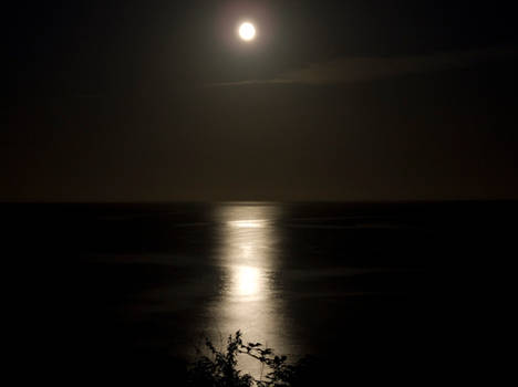 Full Moon over Cornwall.