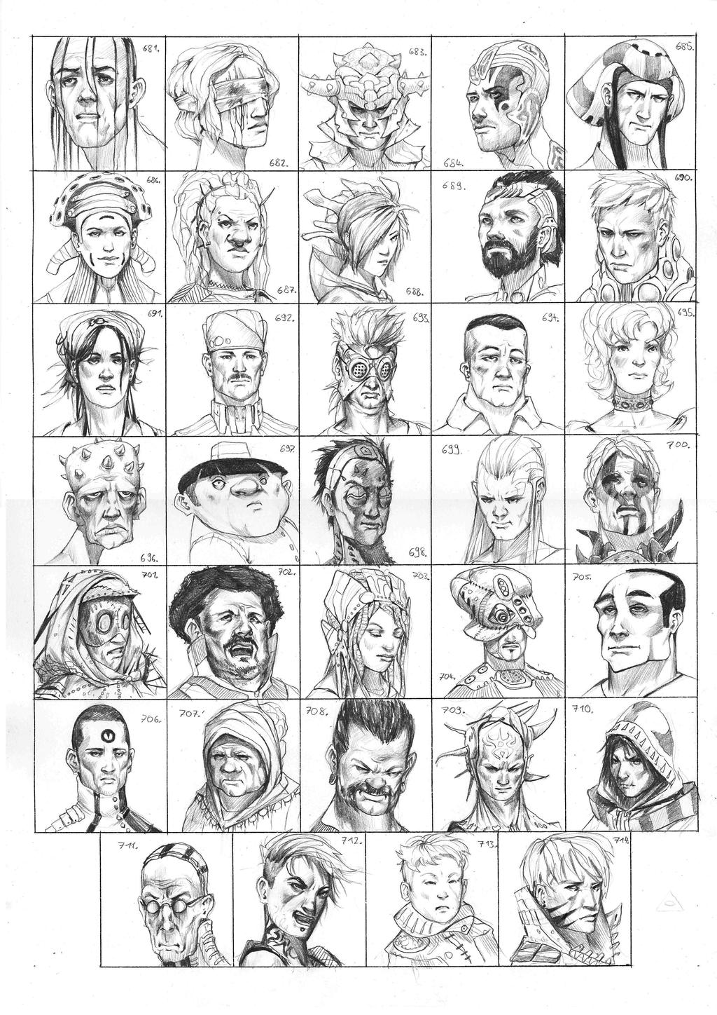 Heads 681-714