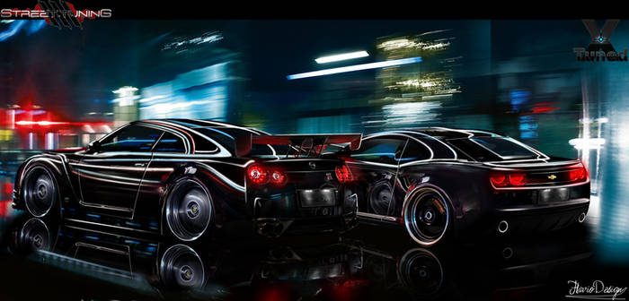 Nissan GT-R vs  Camaro