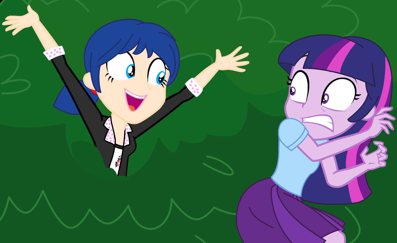 Boo! Marinette Scared Twilight by CaitlinSparkle on DeviantArt