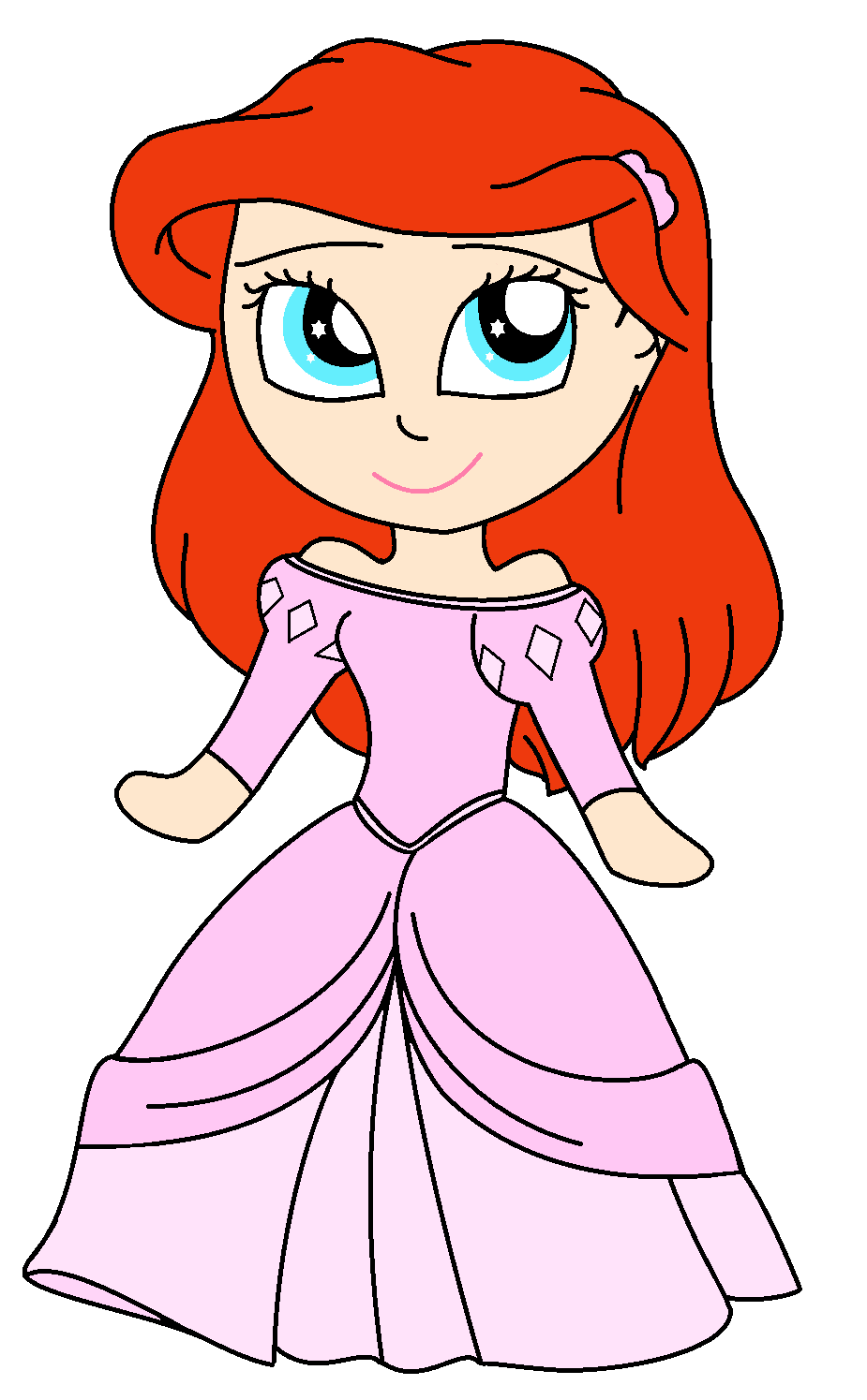 ariel pink dress clipart Ariel is the only princess to be seen with either her mermaid tail or her pink bouffant gown