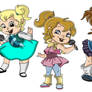 The Chipettes (80s) - (My Hand Drawn Picture)