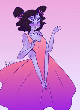 Muffet in a dress - Undertale