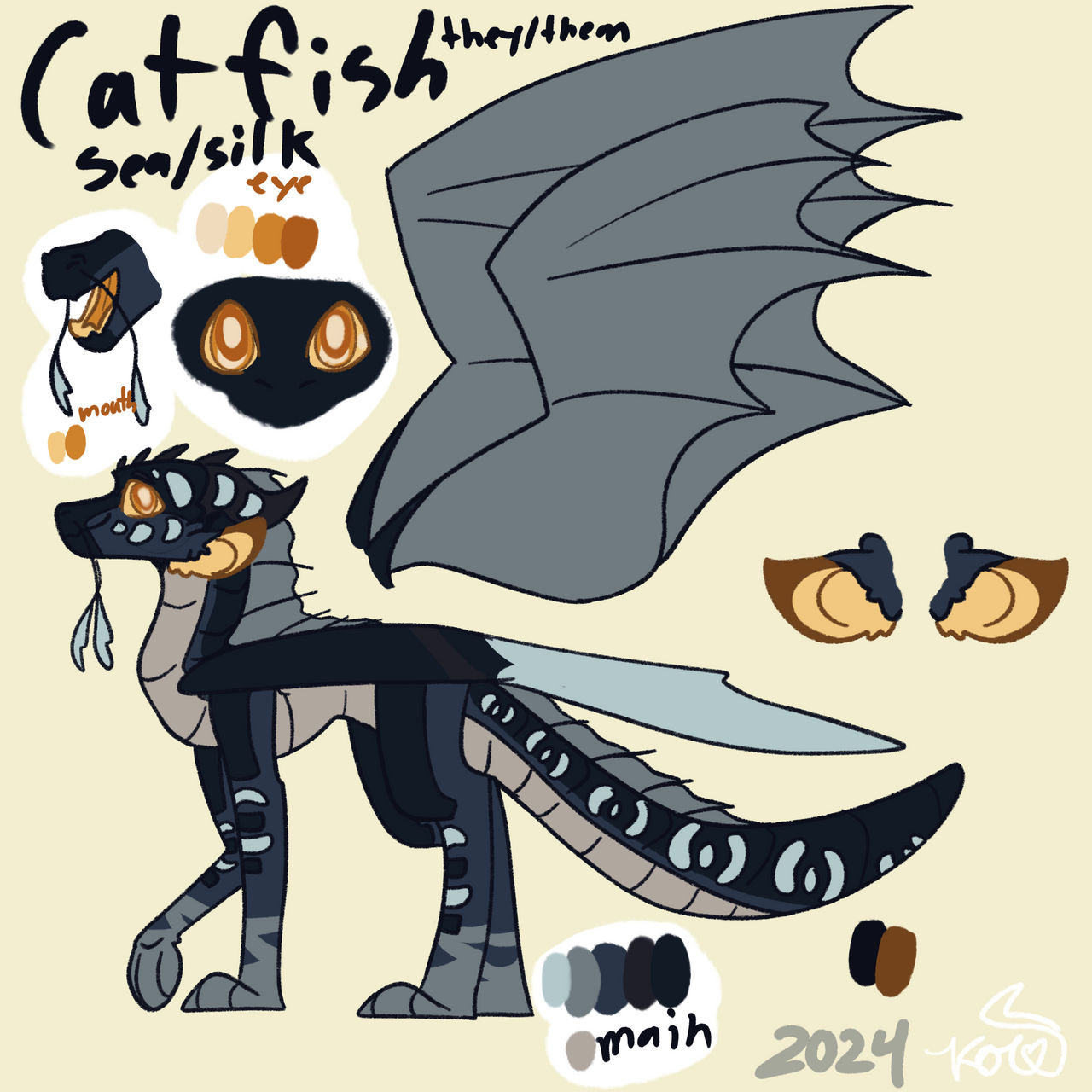 Catfish 2024 ref by arcflaredia on DeviantArt
