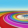 Colored stadium