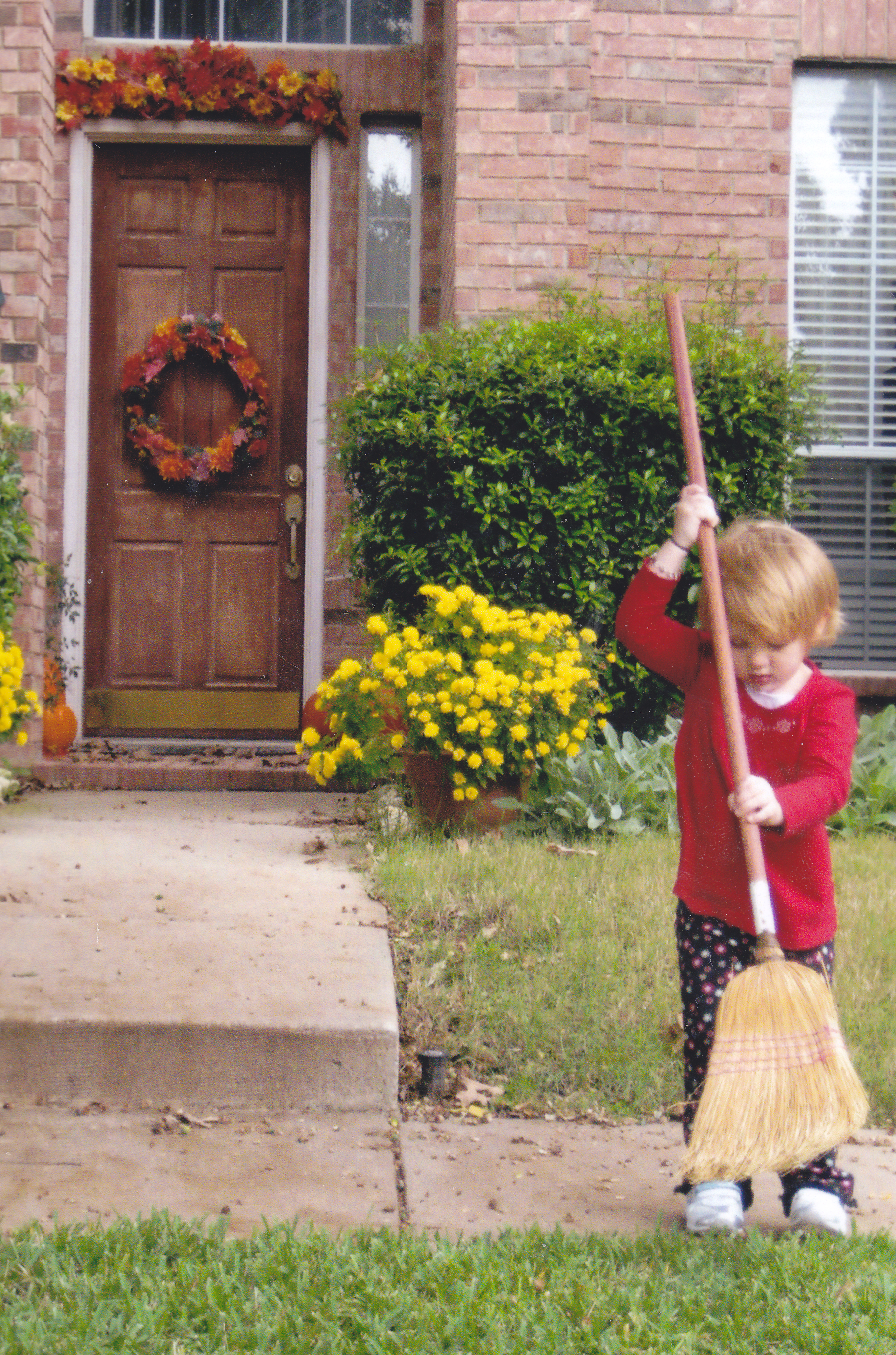 Little Girl Sweeps