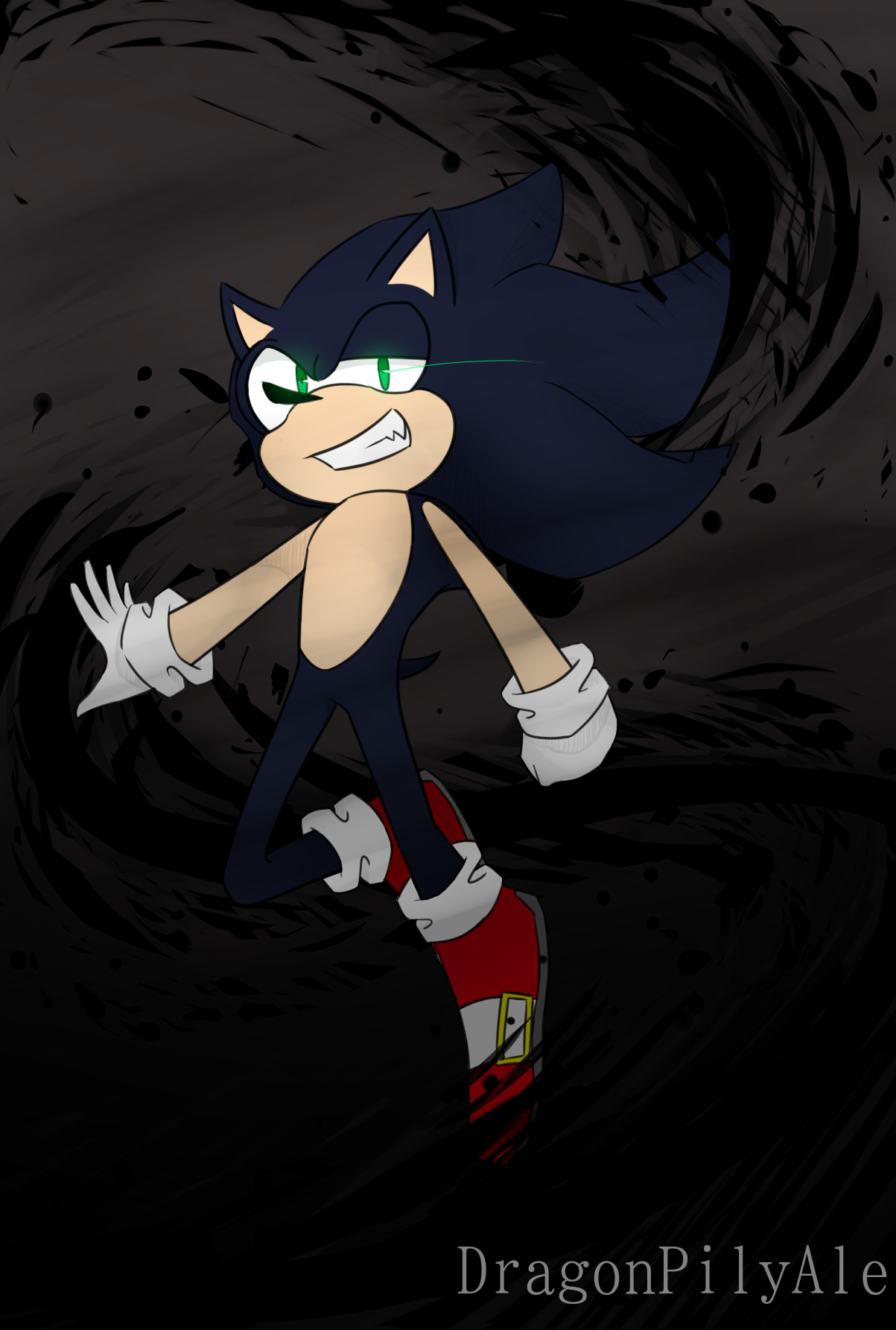 Dark Sonic by Prime-101 on DeviantArt