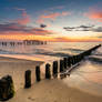 Beautiful sunset over the Baltic Sea