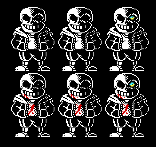 Undertale] Hard Mode sans 第一阶段完成