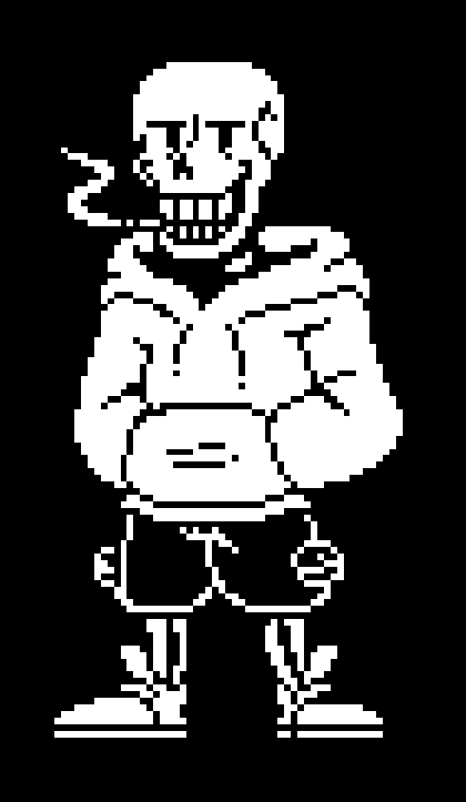 Underswap!Sans Battle Spritev2 by AndisDrawingHub on DeviantArt