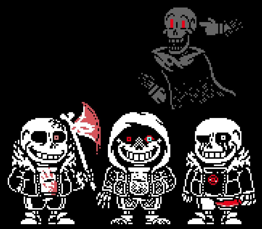 Killer Sans] HeadCanon Sprite by Mlarko on DeviantArt