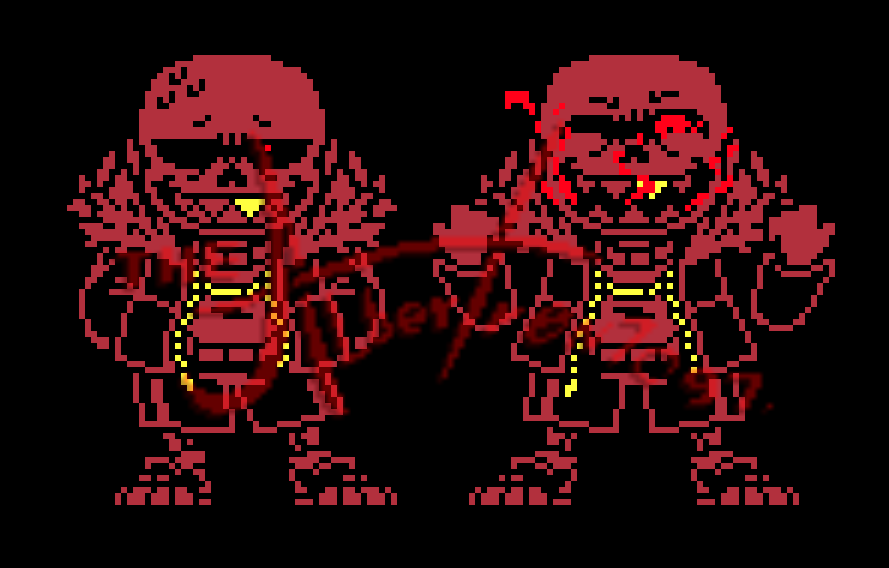 underfell Catastrophe Sans battle! [undertale fangame] 