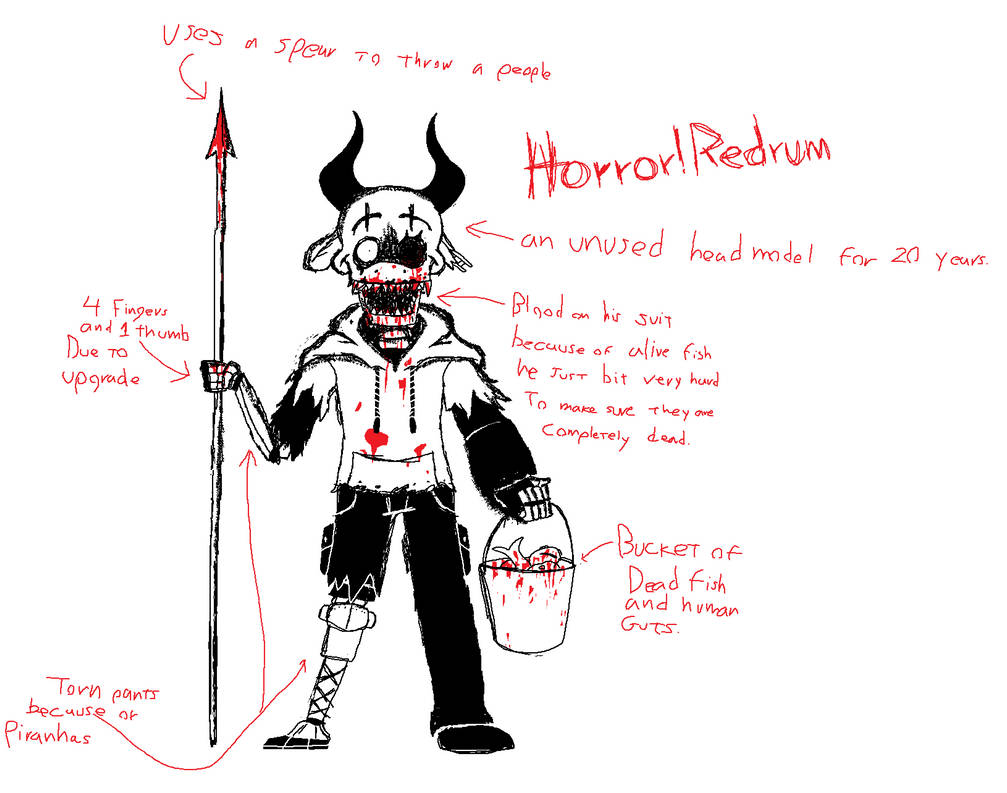 Horror!Redrum v2? by AlberTr0n1c on DeviantArt