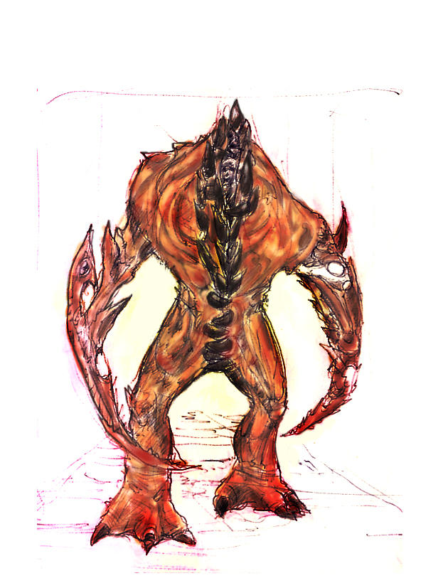 Stomping Monster by Fyra on DeviantArt