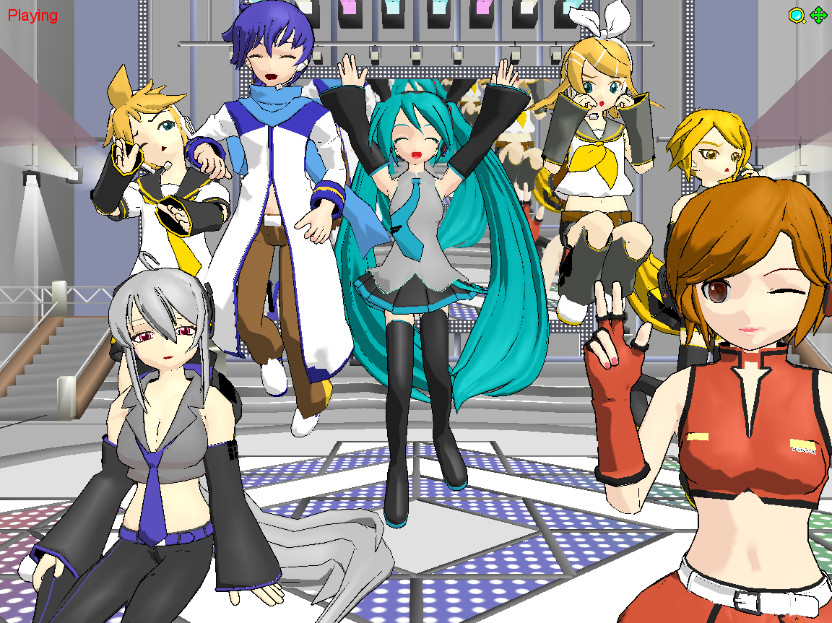 MikuMikuDance-- The Gang: Jump