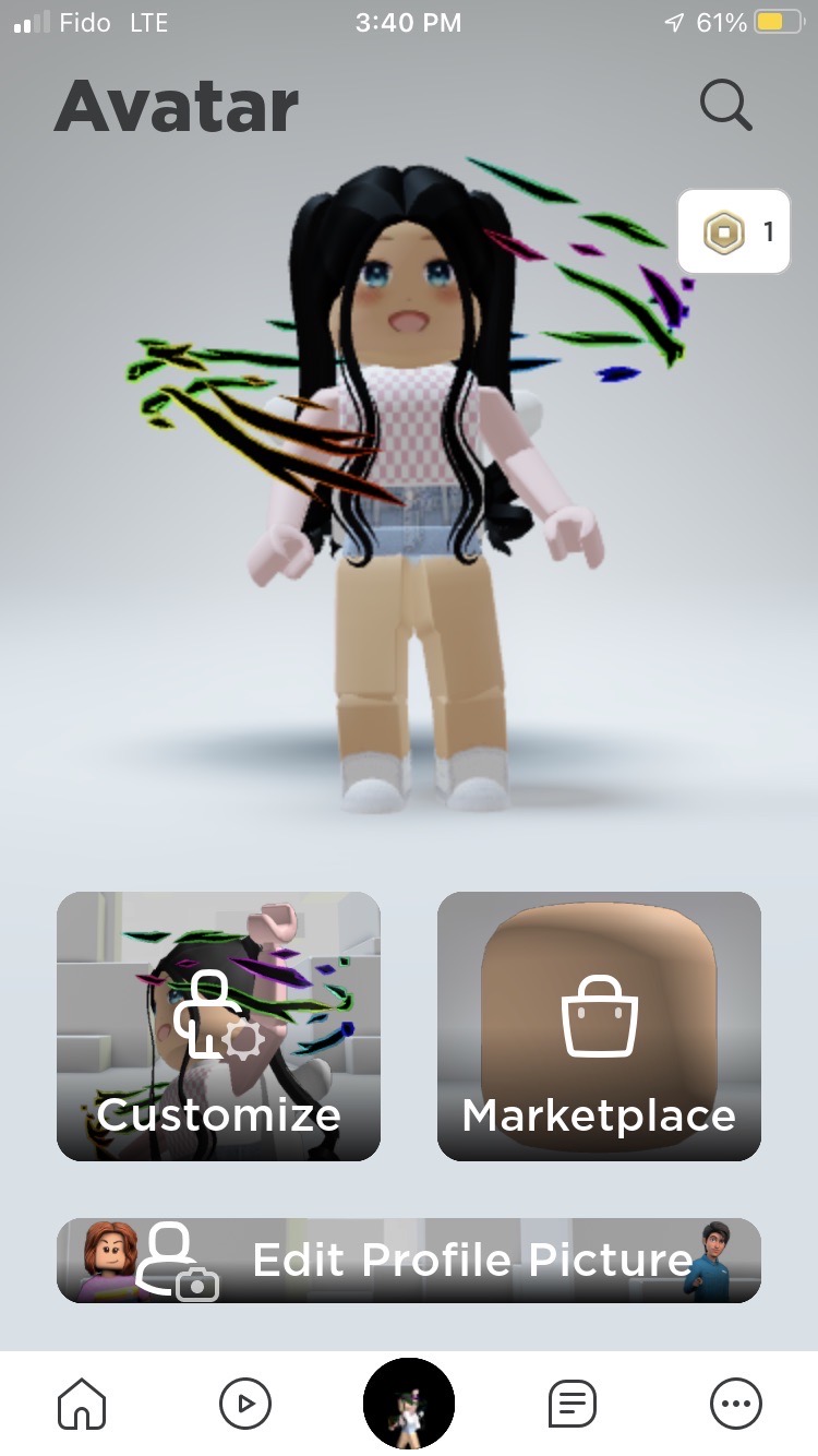 Roblox avatar to help with robux