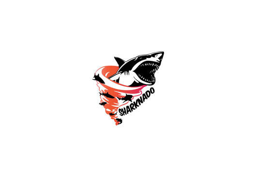 Sharknado Logo Blanc