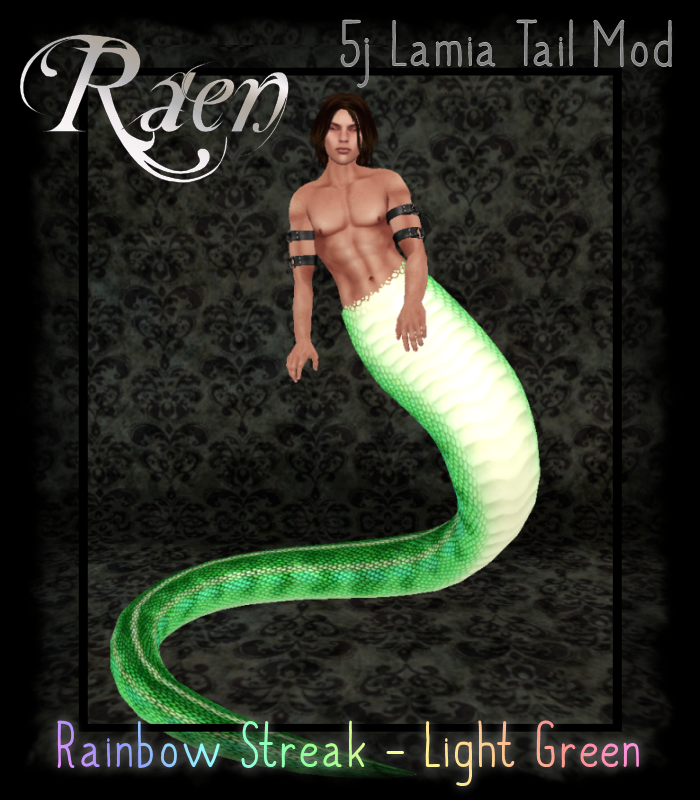 Lamia Mod -Rainbow Streak- Light Green